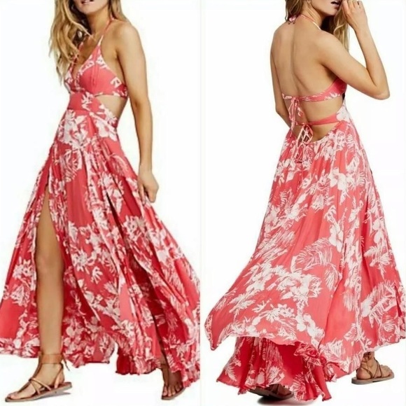 Free People Raspberry Maxi Dress - Picture 2 of 10